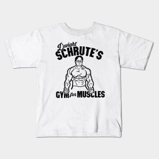 Dwight Gym for Muscles The Office Kids T-Shirt